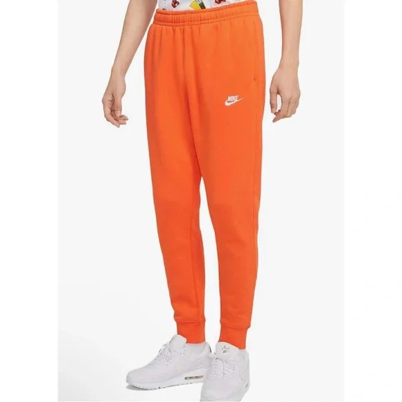 Nike Orange Classic Joggers - Picture 1 of 16